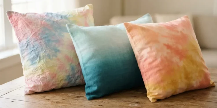 Tie Dye Pillow Ideas