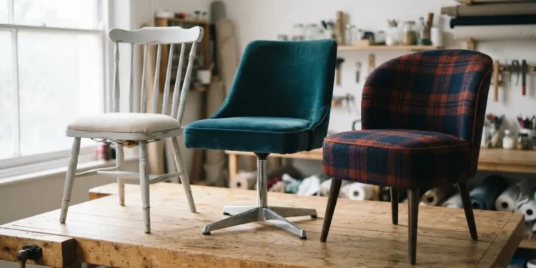 Vintage Sewing Chair Makeover