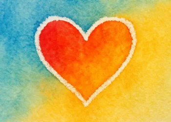 Watercolor Heart Painting Ideas For Kids