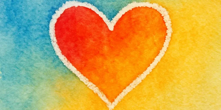 Watercolor Heart Painting Ideas For Kids