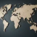 Wooden World Map Wall Art Ideas