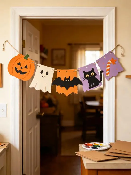 Upcycled Food Box Garland