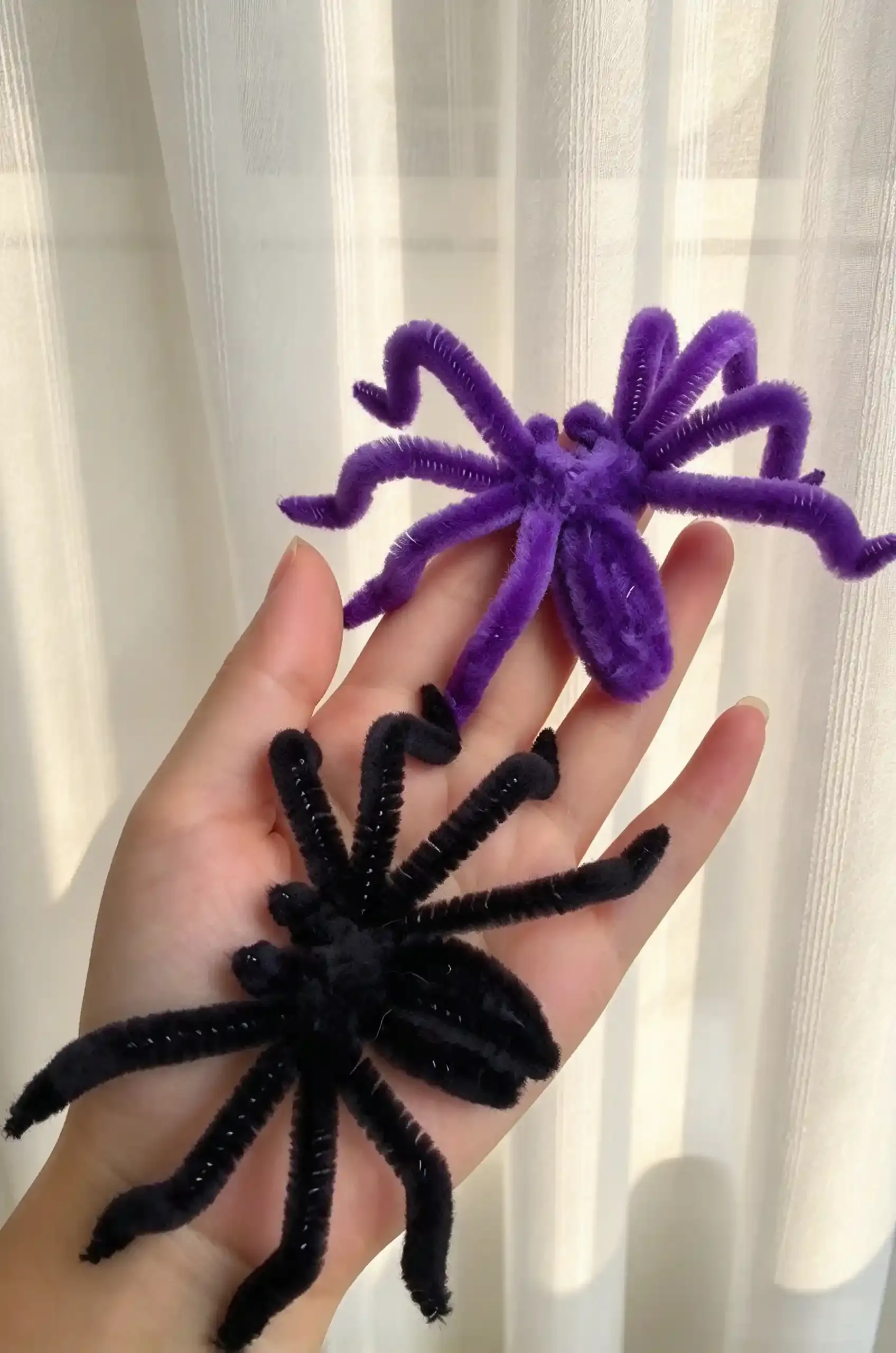 Pipe Cleaner Spiders